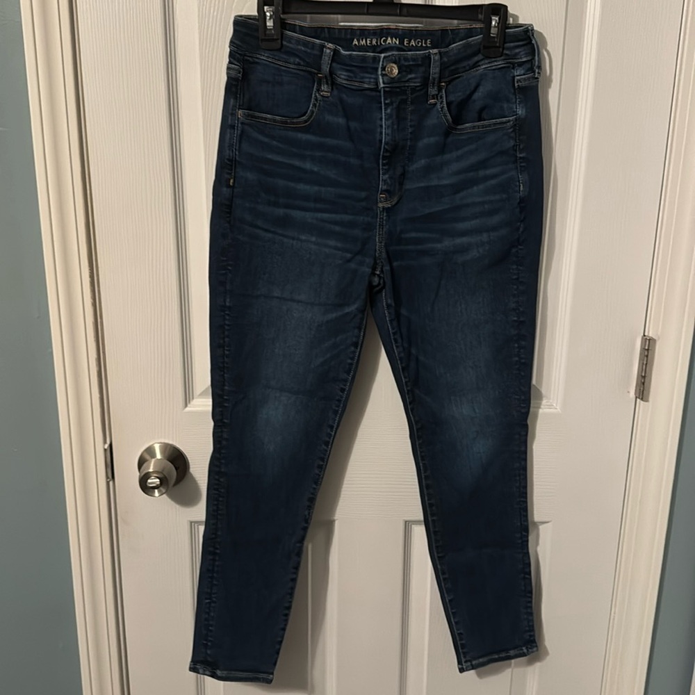 American eagle blue jeans size 12